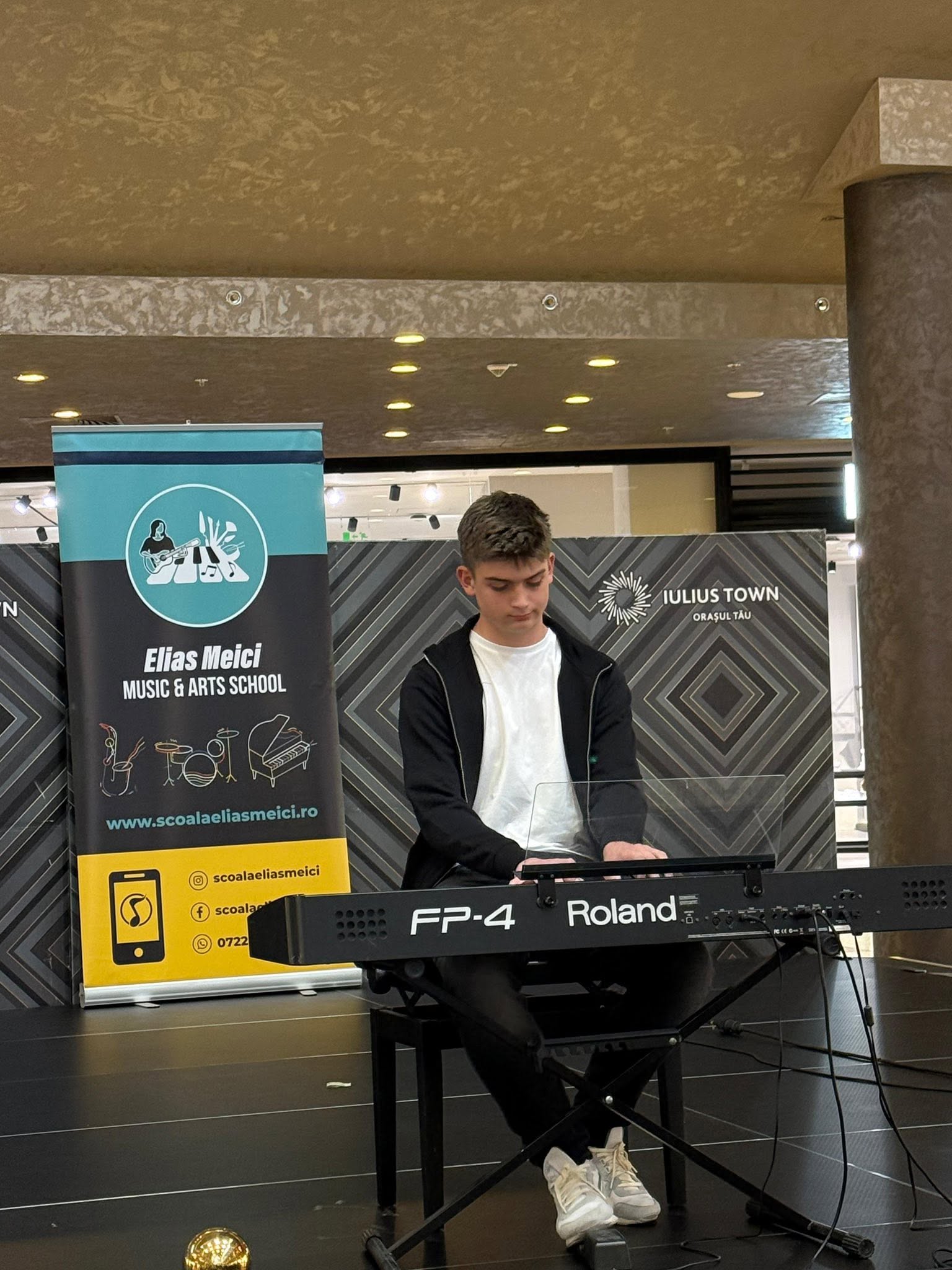 Moment din cadrul Recitalului la Festivalul Artei Florale