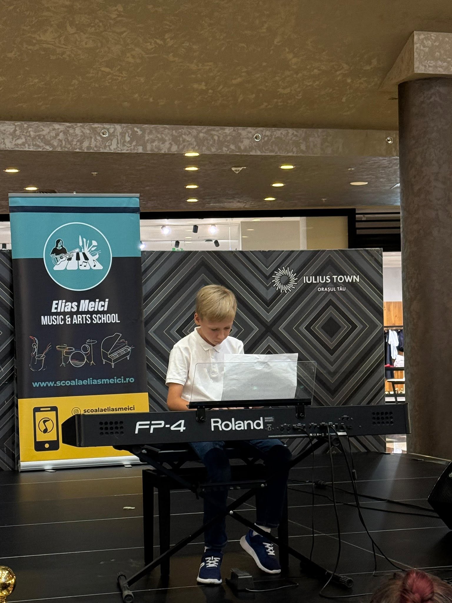 Moment din cadrul Recitalului la Festivalul Artei Florale